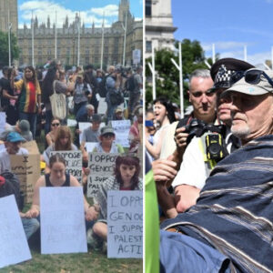 ingilteredeki filistine destek gosterilerine katilan 466 kisi gozaltina alindi cMc5hB12