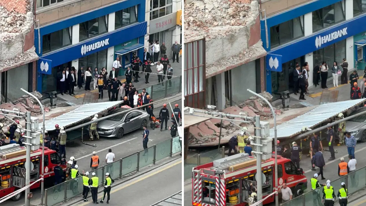 Başkentte Yıkım Sırasında Platform Çöktü: Yaralılar Hastaneye Kaldırıldı