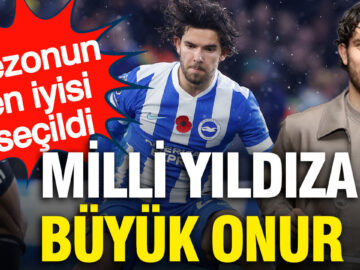 Ferdi Kadıoğlu’na Premier Lig’de Övgü: Sezonun En İyi Oyuncusu Seçildi